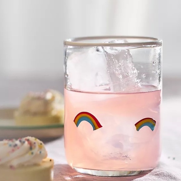 NWT Anthropologie Icon Juice Glass Rainbow - Picture 3 of 3